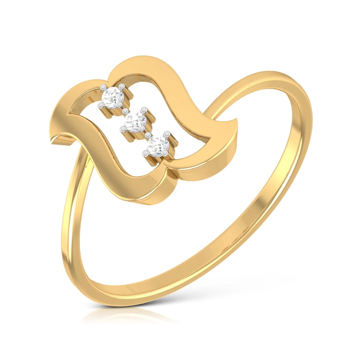 Butterfly Lab Diamond Ring