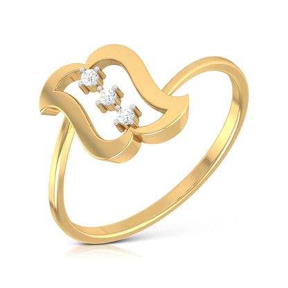 Butterfly Lab Diamond Ring