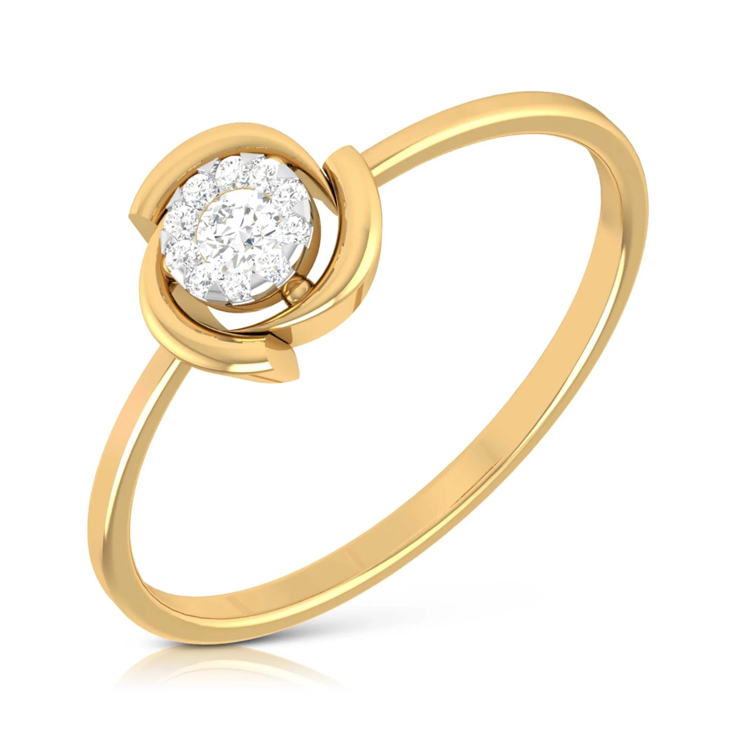 Aggregate Lab Diamond Ring