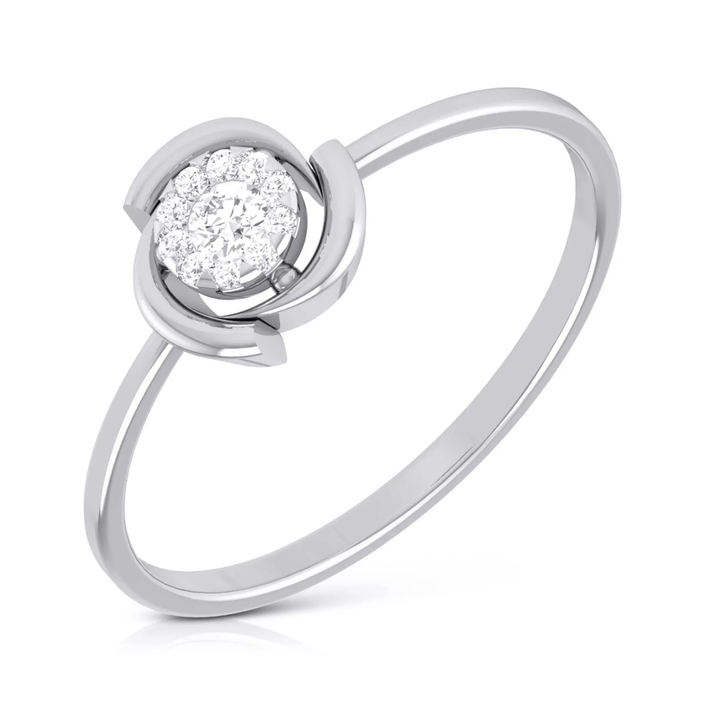 Aggregate Lab Diamond Ring