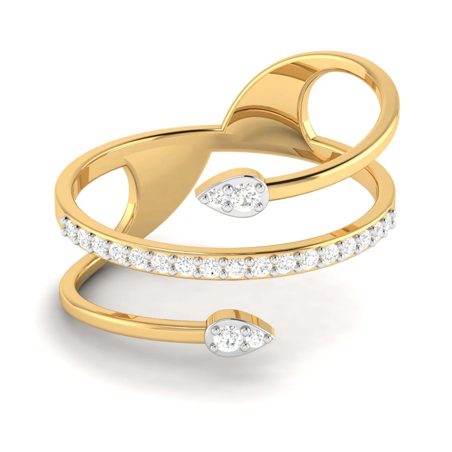 Polypody Lab Diamond Ring