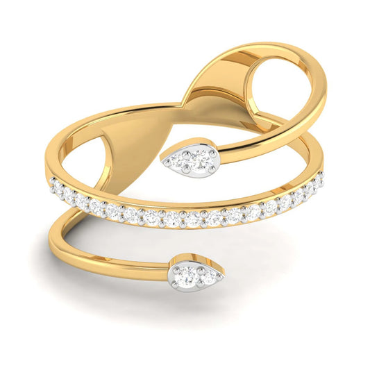 Polypody Lab Diamond Ring