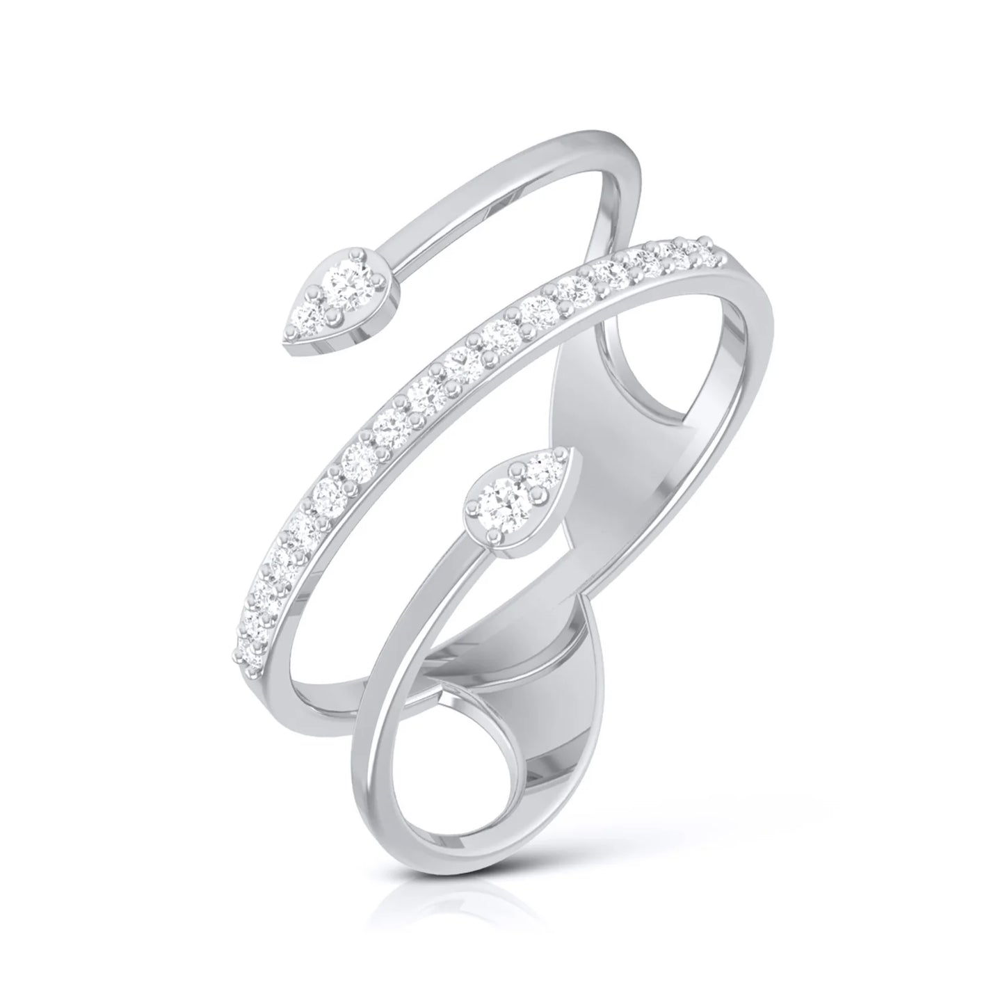 Polypody Lab Diamond Ring