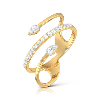 Polypody Lab Diamond Ring