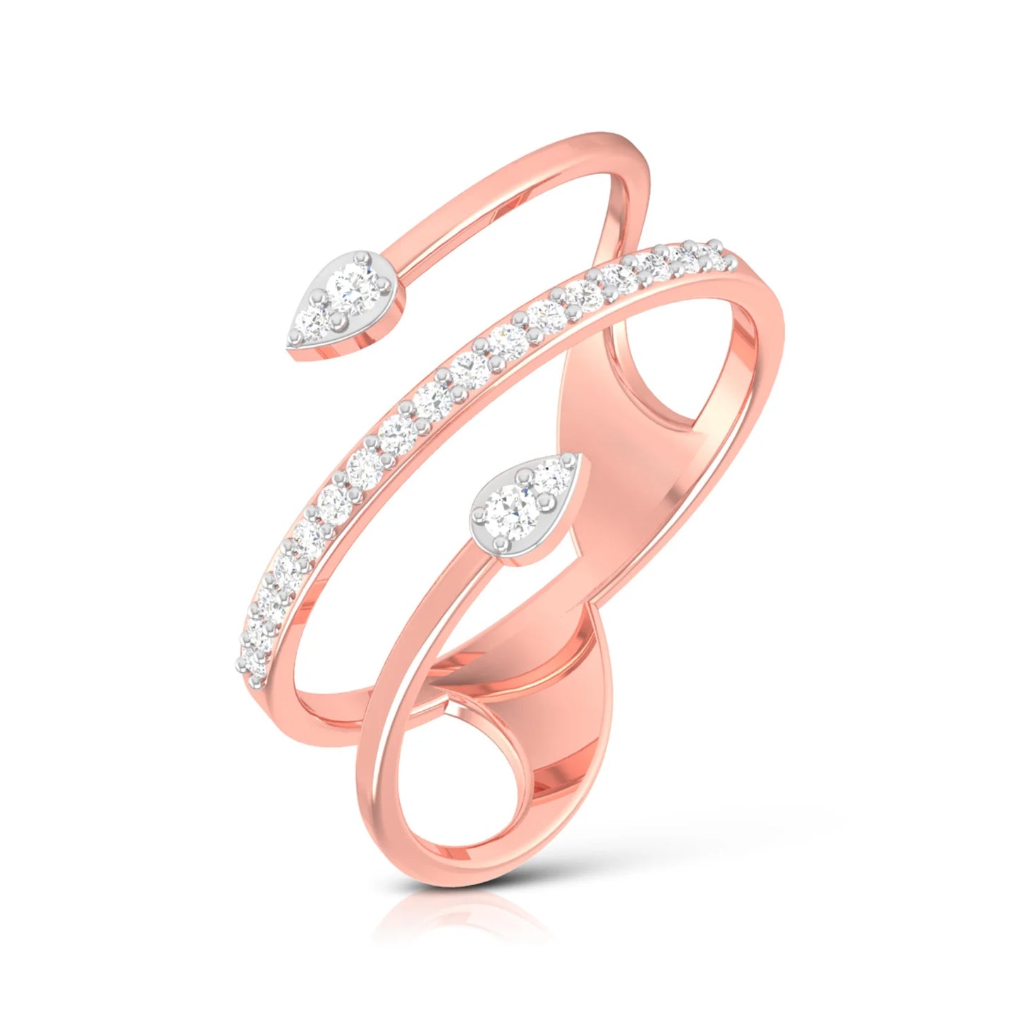Polypody Lab Diamond Ring