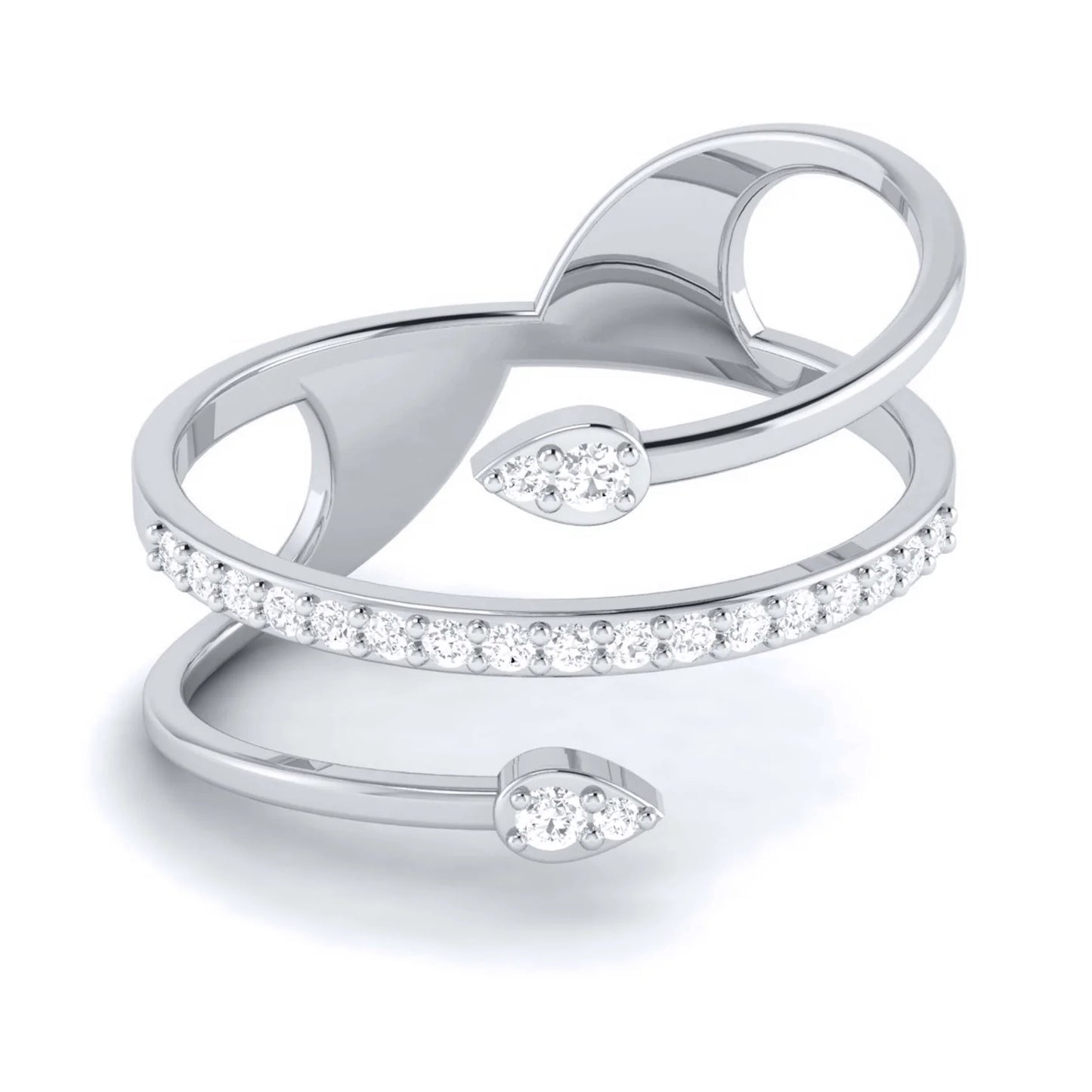 Polypody Lab Diamond Ring