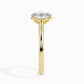 50 Pointer Oval Lab Diamond Evelyn Solitaire Ring