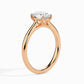 50 Pointer Oval Lab Diamond Evelyn Solitaire Ring