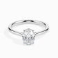 50 Pointer Oval Lab Diamond Evelyn Solitaire Ring