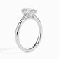 2ct Emerald Lab Diamond Dreamy Solitaire Ring
