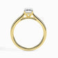 2ct Emerald Lab Diamond Dreamy Solitaire Ring