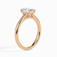 2ct Emerald Lab Diamond Dreamy Solitaire Ring