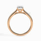 2ct Emerald Lab Diamond Dreamy Solitaire Ring
