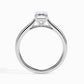 2ct Emerald Lab Diamond Dreamy Solitaire Ring