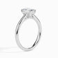 50 Pointer Emerald Lab Diamond Dreamy Solitaire Ring