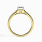 50 Pointer Emerald Lab Diamond Dreamy Solitaire Ring