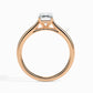 50 Pointer Emerald Lab Diamond Dreamy Solitaire Ring