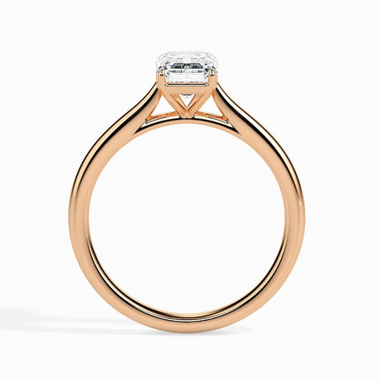 50 Pointer Emerald Lab Diamond Dreamy Solitaire Ring