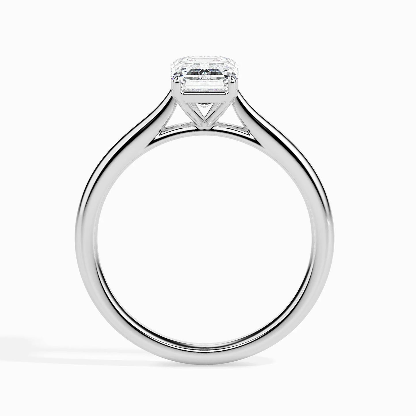 50 Pointer Emerald Lab Diamond Dreamy Solitaire Ring