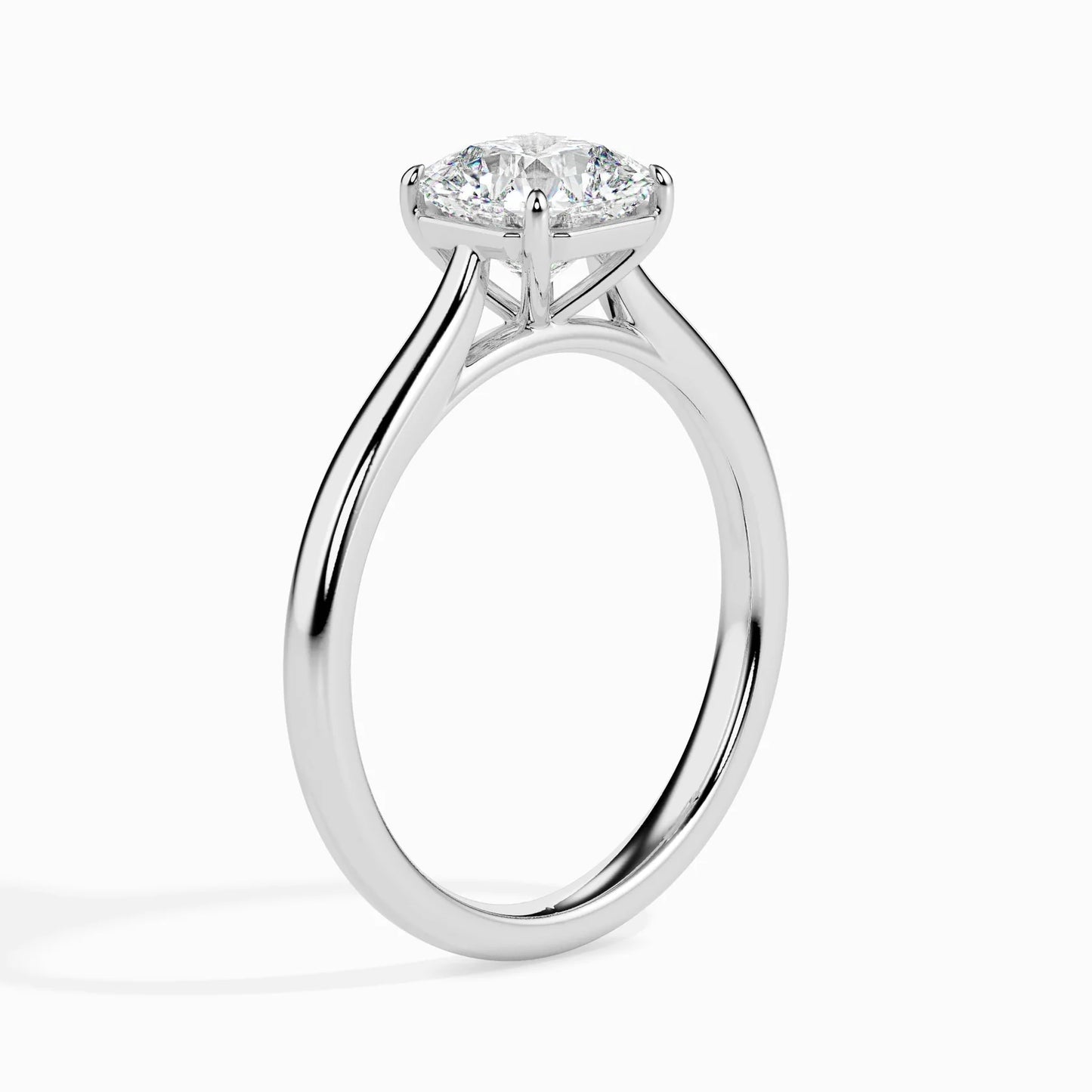 50 Pointer Asscher Lab Diamond Luna Solitaire Ring