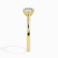 50 Pointer Asscher Lab Diamond Luna Solitaire Ring