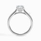 50 Pointer Asscher Lab Diamond Luna Solitaire Ring