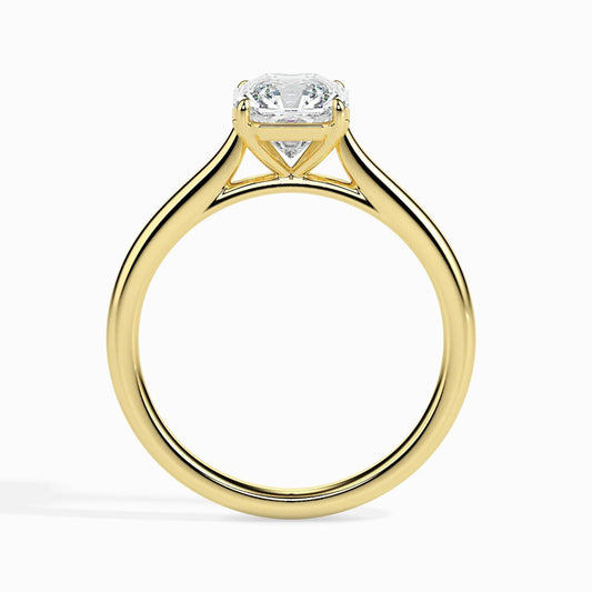 50 Pointer Asscher Lab Diamond Luna Solitaire Ring