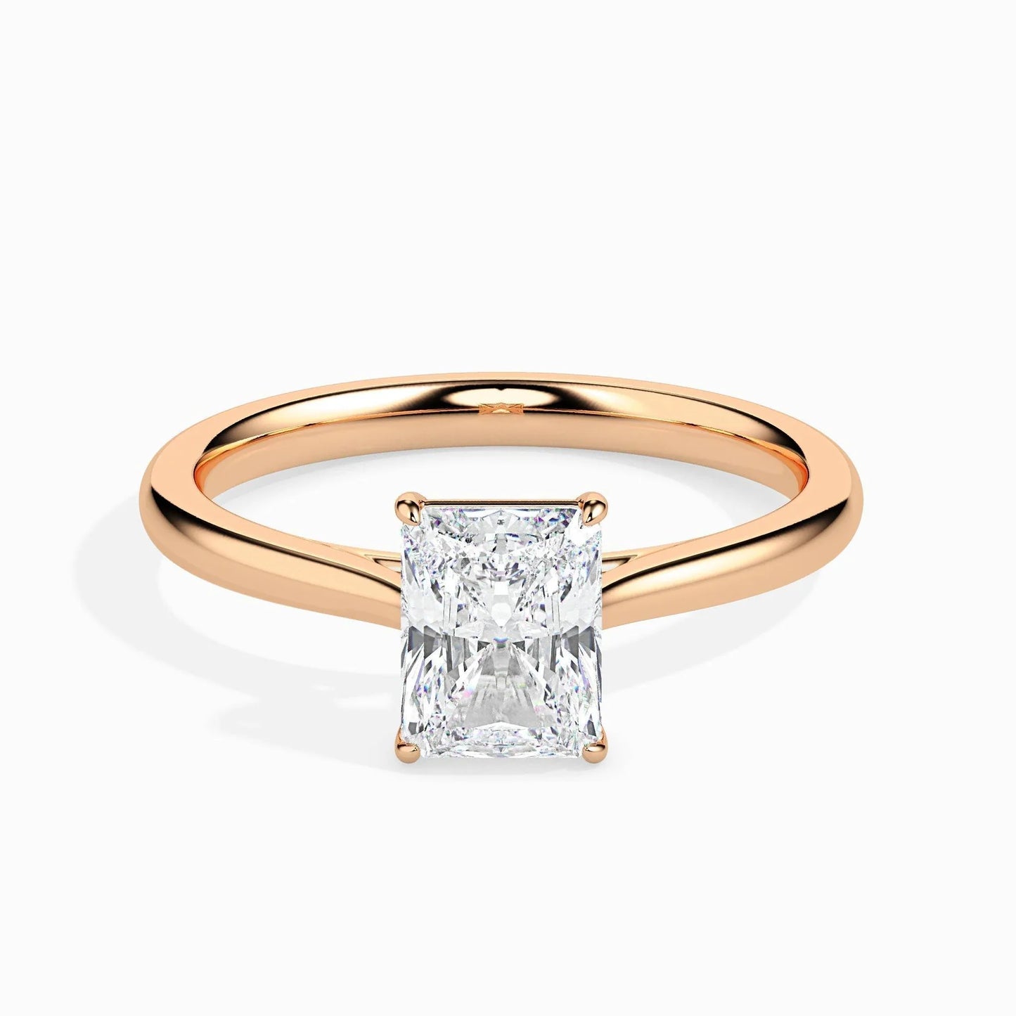 50 Pointer Radiant Lab Diamond Camila Solitaire Ring
