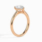 50 Pointer Heart Lab Diamond Gianna Solitaire Ring
