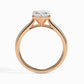 50 Pointer Heart Lab Diamond Gianna Solitaire Ring