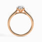 50 Pointer Pear Lab Diamond Sole Solitaire Ring