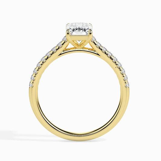 Bingle 1ct Emerald Lab Diamond Ring