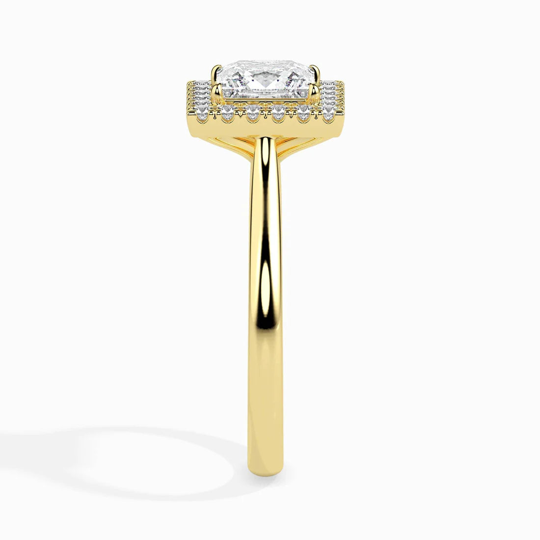 Vivian 1ct Princess Halo Lab Diamond Ring