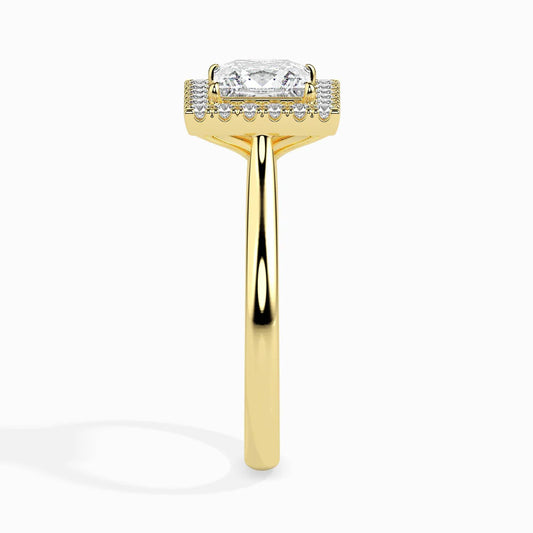 Vivian 1ct Princess Halo Lab Diamond Ring