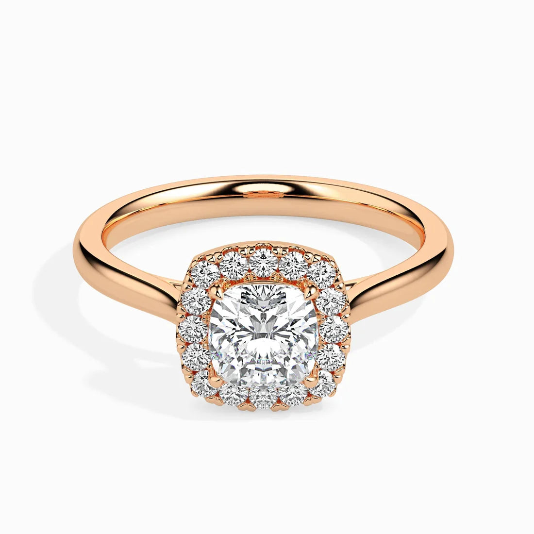 Vapor 1ct Cushion Halo Lab Diamond Ring