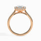 Exact Halo 1ct Emerald Lab Diamond Ring