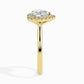 Welkin 1ct Heart Halo Lab Diamond Ring