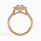 1ct Heart Halo Lab Diamond Welkin Ring