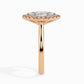 Flourish Halo 1ct Marquise Lab Diamond Ring