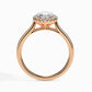 Flourish Halo 1ct Marquise Lab Diamond Ring