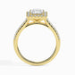 Brianna Halo 1ct Princess Lab Diamond Ring