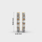 Simple Line Diamond Hoops