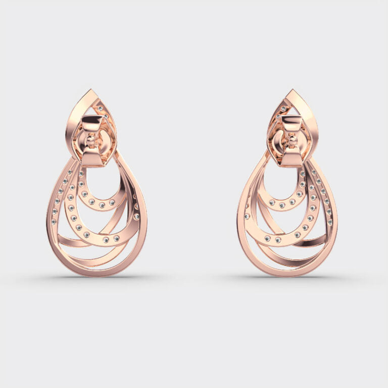 Knotted Forever Diamond Earrings