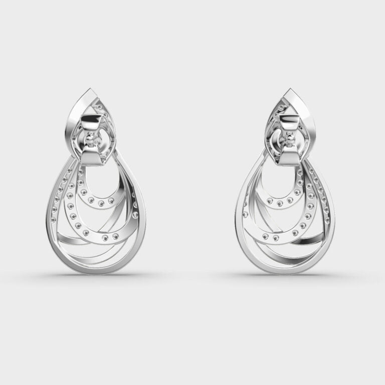 Knotted Forever Diamond Earrings