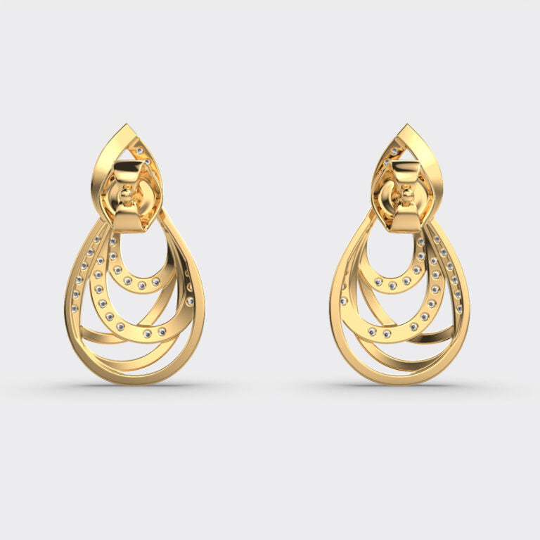Knotted Forever Diamond Earrings