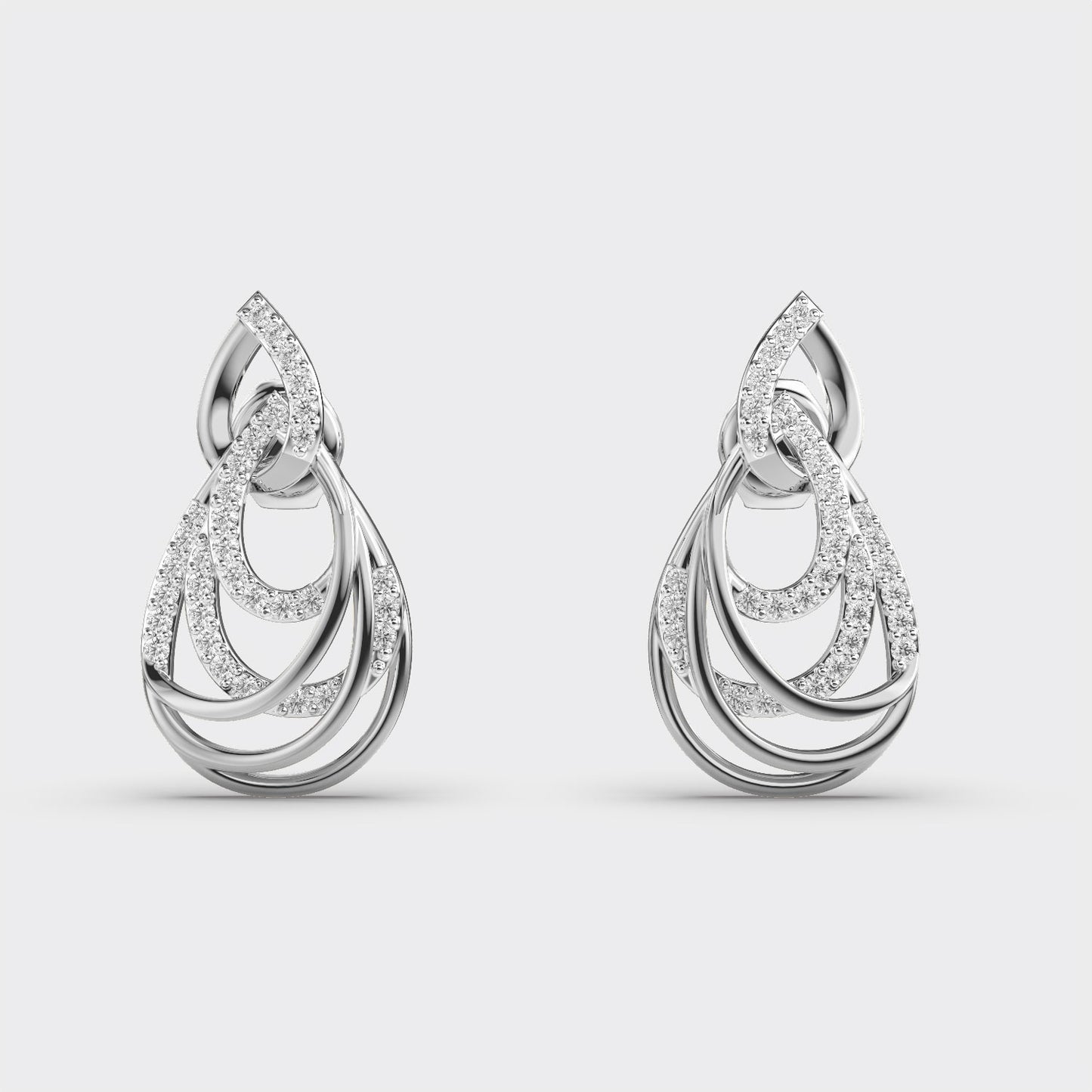 Knotted Forever Diamond Earrings