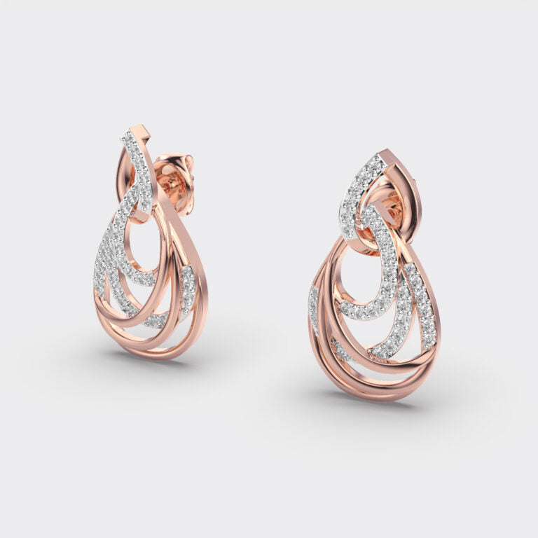 Knotted Forever Diamond Earrings