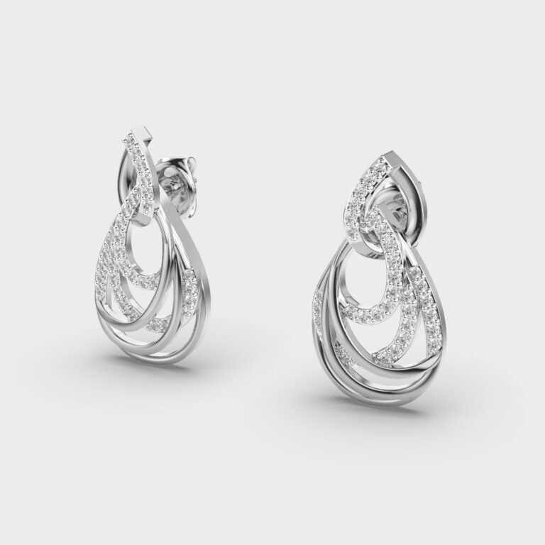 Knotted Forever Diamond Earrings