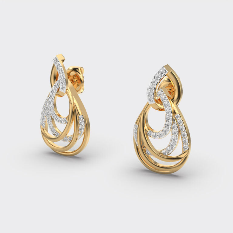 Knotted Forever Diamond Earrings