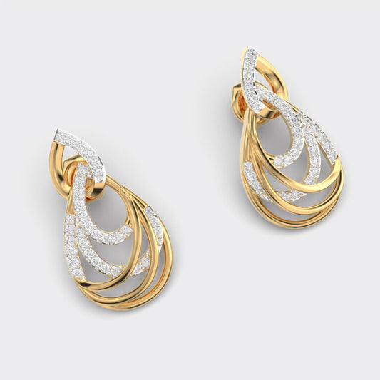 Knotted Forever Diamond Earrings